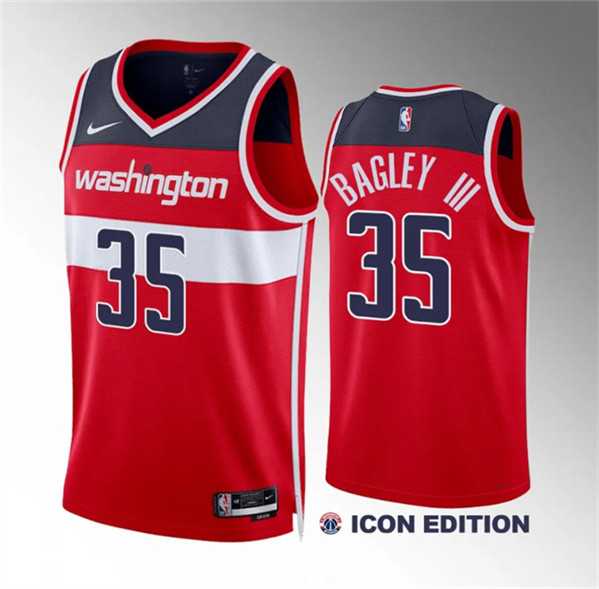 Men's Washington Wizards #35 Marvin Bagley III Red Icon Edition Stitched Basketball Jersey Dzhi,We sell and wholesale Men's Washington Wizards #35 Marvin Bagley III Red Icon Edition Stitched Basketball Jersey Dzhi on line form chian!